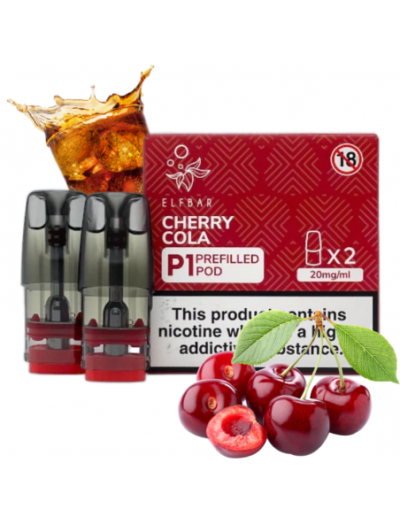 10x Elf Bar Mate 500 P1 Vorgefüllte Pods 20mg