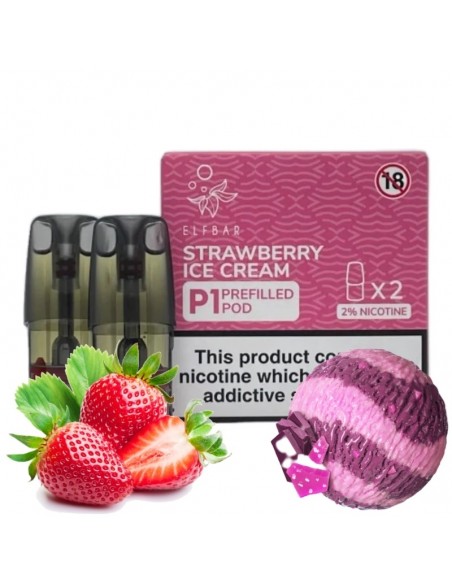 10x Elf Bar Mate 500 P1 Vorgefüllte Pods 20mg