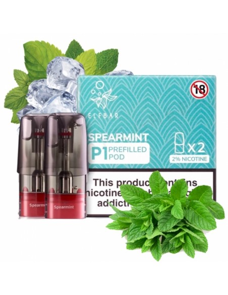 10x Elf Bar Mate 500 P1 Vorgefüllte Pods 20mg