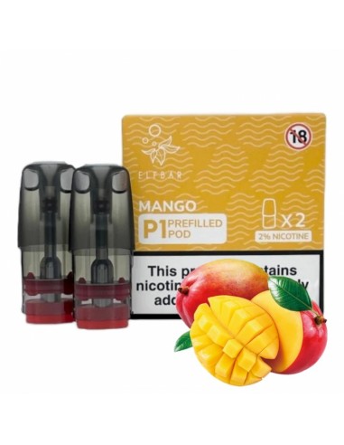 10x Elf Bar Mate 500 P1 Vorgefüllte Pods 20mg