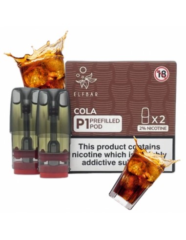 10x Elf Bar Mate 500 P1 Vorgefüllte Pods 20mg
